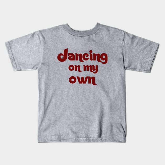 Retro Dancing on My Own Phillies World Series Kids T-Shirt by Mix Master Repeat